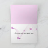 Gingham Patchwork Hartelijk dank Bedankkaart (Binnen)