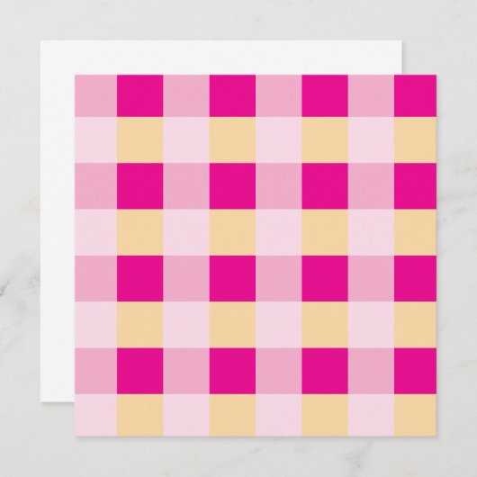 Gingham patroon  (Voorkant / Achterkant)