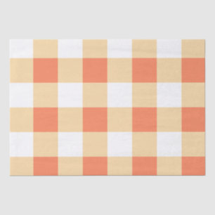 Gingham patroon inpakpapier tissuepapier