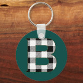 Gingham Pattern B Sleutelhanger (Voorkant)