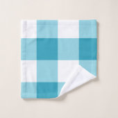 Gingham Pattern Bad Handdoek (Wasdoekje)