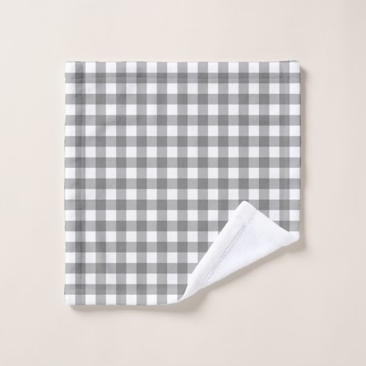 Gingham Pattern Bad Handdoek (Wasdoekje)