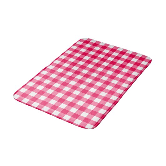 Gingham Pattern Badmat (Gekanteld)