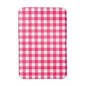 Gingham Pattern Badmat (Voorkant Verticaal)