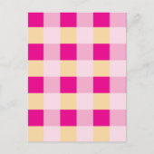 Gingham Pattern Briefkaart (Voorkant)