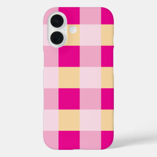 Gingham Pattern iPhone 16 Hoesje