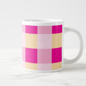 Gingham Pattern Extra Grote Beker (Rechts)