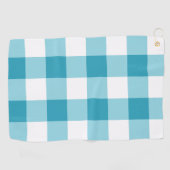 Gingham Pattern Golfhanddoek (Horizontaal)