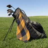 Gingham Pattern Golfhanddoek (Groen)
