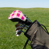 Gingham Pattern Golfheadcover (Insitu)