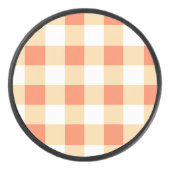 Gingham Pattern Hockey Puck (Voorkant)