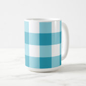 Gingham Pattern Koffiemok (Voorkant rechts)