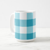 Gingham Pattern Koffiemok (Voorkant links)