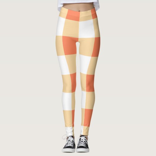 Gingham Pattern Leggings (Voorkant)