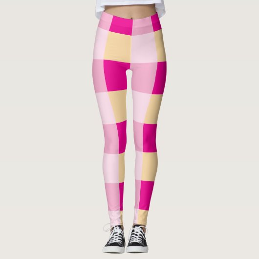 Gingham Pattern Leggings (Voorkant)
