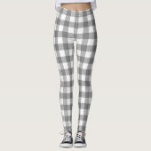 Gingham Pattern Leggings (Voorkant)