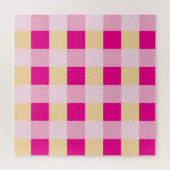 Gingham Pattern Legpuzzel (Horizontaal)