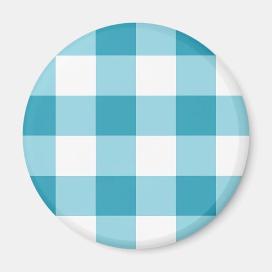 Gingham Pattern Magneet (Voorkant)
