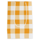 Gingham Pattern Medium Cadeauzakje (Achterkant)