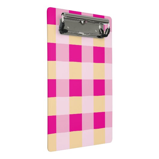 Gingham Pattern Mini Klembord (Schuin)