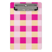 Gingham Pattern Mini Klembord (Voorkant)