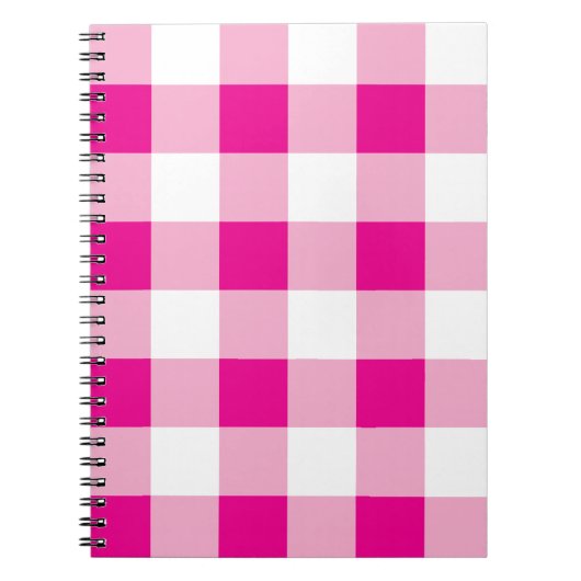 Gingham Pattern Notitieboek (Voorkant)