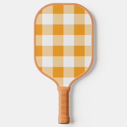 Gingham Pattern Pickleball Paddle (Voorkant)
