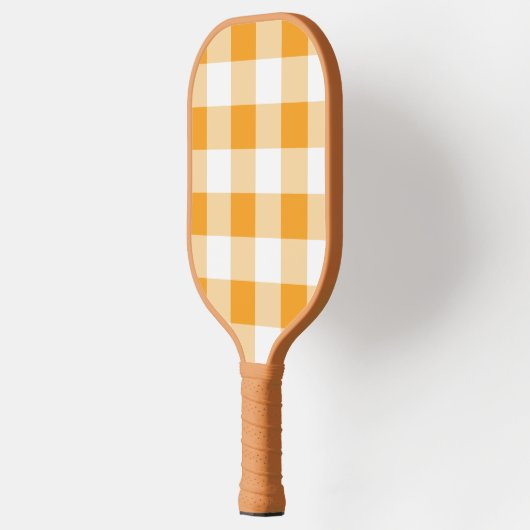 Gingham Pattern Pickleball Paddle (Links)