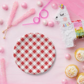 Gingham Pattern, Picnic, BBQ Paper Bord (Feest)