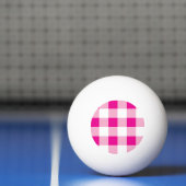Gingham Pattern Pingpongballen (Net)