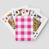 Gingham Pattern Pokerkaarten (Achterkant)