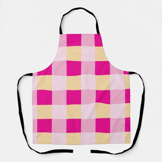 Gingham Pattern Schort (Voorkant)