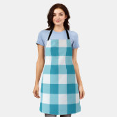Gingham Pattern Schort (Gedragen)
