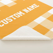 Gingham Pattern Sherpa Deken (3/4)