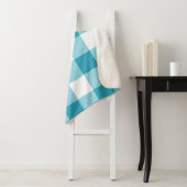 Gingham Pattern Sherpa Deken (In situ)