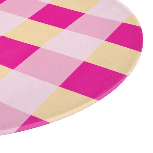 Gingham Pattern Snijplank (Hoek)
