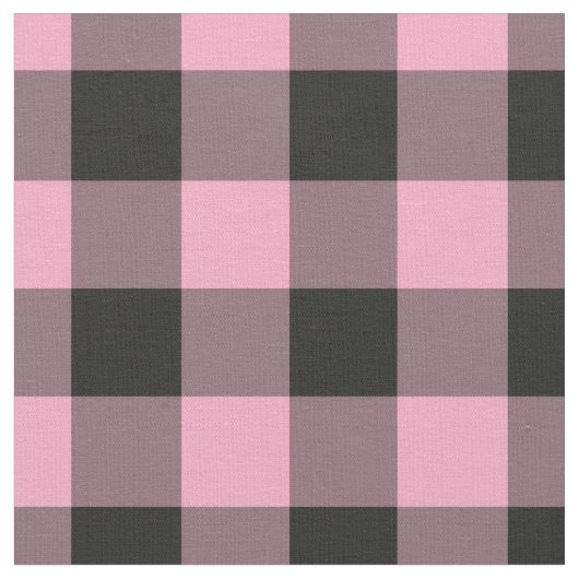 Gingham Pattern Stof (Close Up)