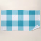 Gingham Pattern Strandlaken (Voorkant)