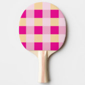 Gingham Pattern Tafeltennisbatje (Voorkant)