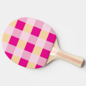 Gingham Pattern Tafeltennisbatje (Zijkant)