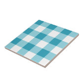 Gingham Pattern Tegeltje (Zijkant)