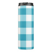 Gingham Pattern Thermosbeker (Achterkant)