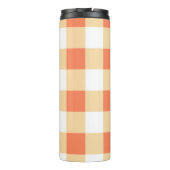 Gingham Pattern Thermosbeker (Achterkant)