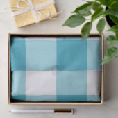 Gingham Pattern Tissuepapier (Geschenk)