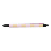 Gingham Pattern Zwarte Inkt Pen (Voorkant)