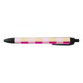 Gingham Pattern Zwarte Inkt Pen (Bodem)