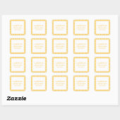 Gingham Personalized Gift Stickers (Vel)