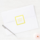 Gingham Personalized Gift Stickers (Envelop)