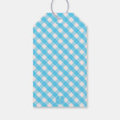 Gingham Persoonlijke Gift-Labels Cadeaulabel (Achterkant)
