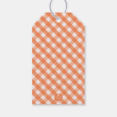 Gingham Persoonlijke Gift-Labels Cadeaulabel (Achterkant)
